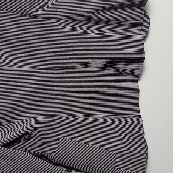 LES COPAINS Striped Blazer Snap Button Closure Jacket in Gray Size 42 - Picture 15 of 16